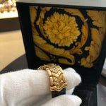 GIANNI VERSACE 18K Yellow Gold Factory Diamonds Medusa Limited Edition