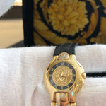 GIANNI VERSACE 18K Yellow Gold Factory Diamonds Medusa Limited Edition